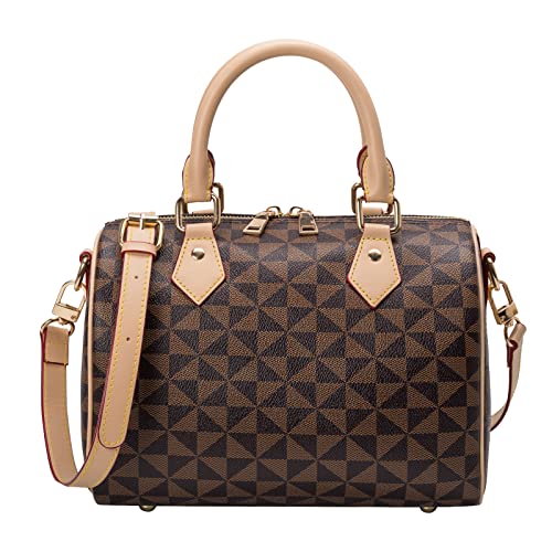 Fashionable Apricot Top Handle Satchel Bag
