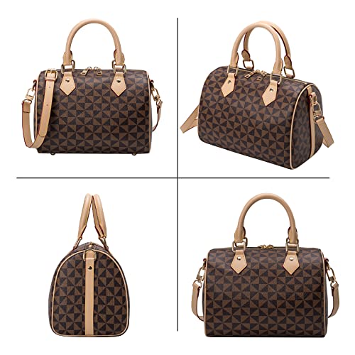Fashionable Apricot Top Handle Satchel Bag