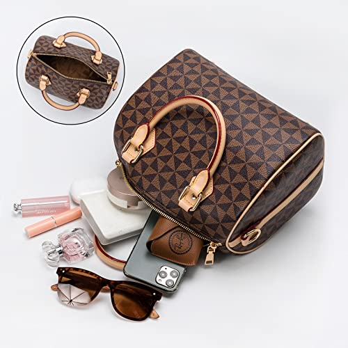Fashionable Apricot Top Handle Satchel Bag
