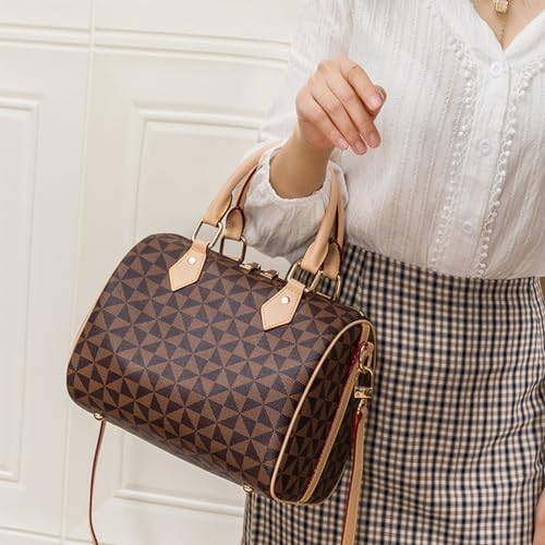 Fashionable Apricot Top Handle Satchel Bag