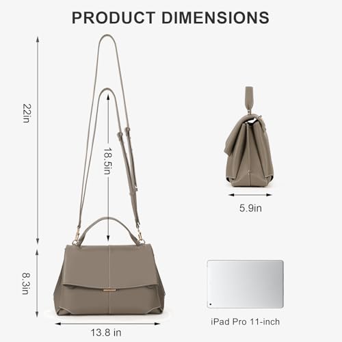 Luxury Faux Leather Top Handle Bag for Women
