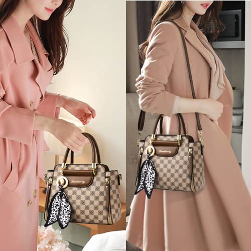PHEVOS Women's Retro Tote & Satchel Handbag