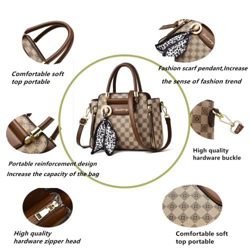 PHEVOS Women's Retro Tote & Satchel Handbag