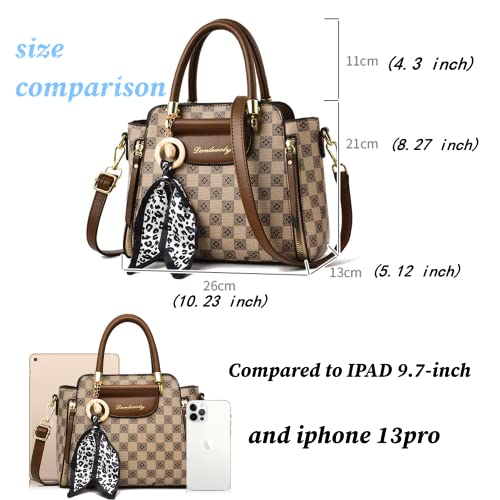PHEVOS Women's Retro Tote & Satchel Handbag
