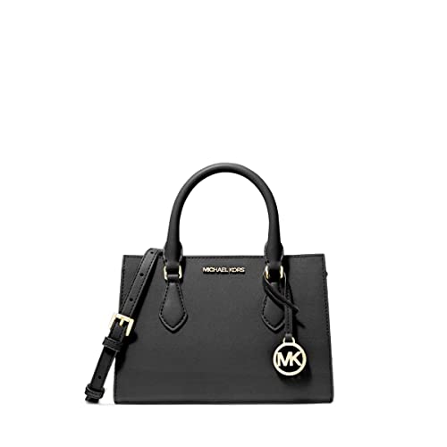 Michael Kors Sheila Small Black Vegan Satchel