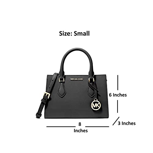 Michael Kors Sheila Small Black Vegan Satchel