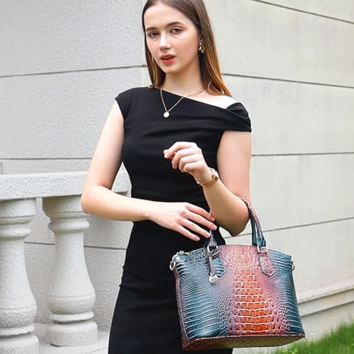 Classy Vegan Leather Satchel Tote Handbag for Women