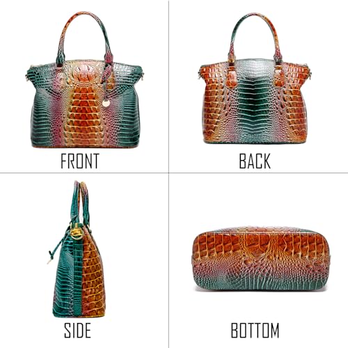Classy Vegan Leather Satchel Tote Handbag for Women