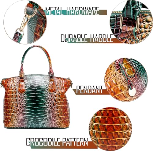 Classy Vegan Leather Satchel Tote Handbag for Women