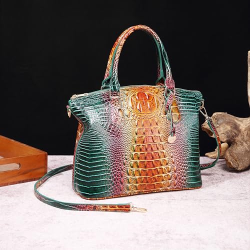 Classy Vegan Leather Satchel Tote Handbag for Women