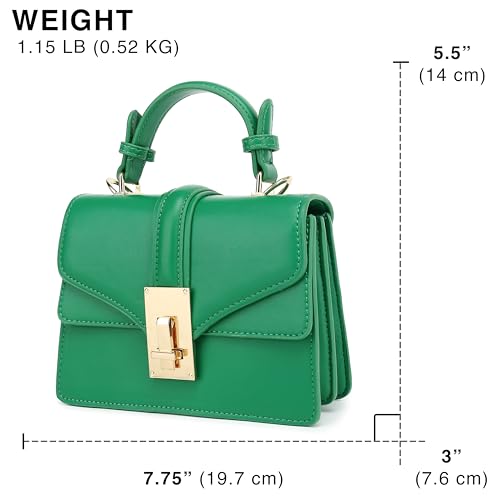 Green Scarleton Mini Top Handle Satchel Bag