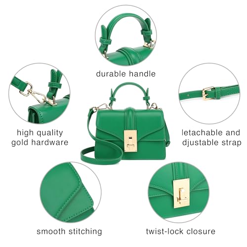 Green Scarleton Mini Top Handle Satchel Bag