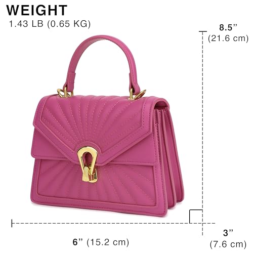 Stylish Rose Crossbody Satchel Handbag for Women