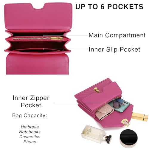 Stylish Rose Crossbody Satchel Handbag for Women