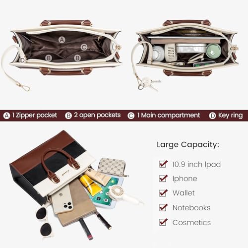 LOVEVOOK Women's Fashion Tote Shoulder Handbag