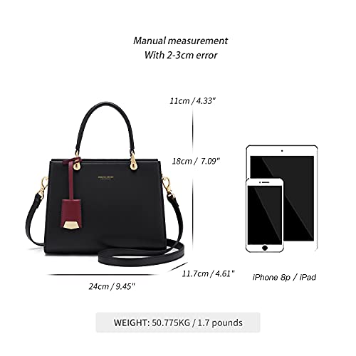 Cnoles Cowhide Leather Medium Tote Bag for Women