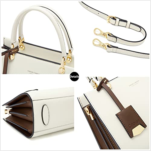 Cnoles Cowhide Leather Medium Tote Bag for Women