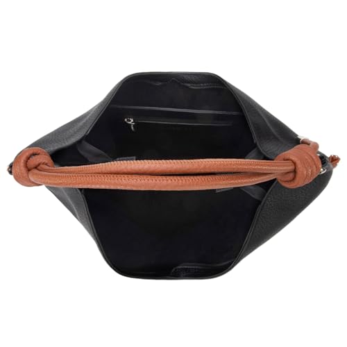 Montana West Black Leather Hobo Bag for Women