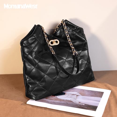 Montana West Quilted Puffer Hobo Shoulder Bag
