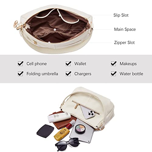 BOSTANTEN Vegan Leather Women's Hobo Shoulder Bag