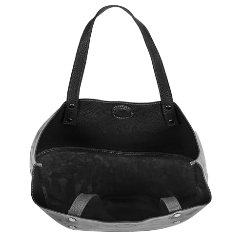 Montana West Women's Soft Black Tote Bag