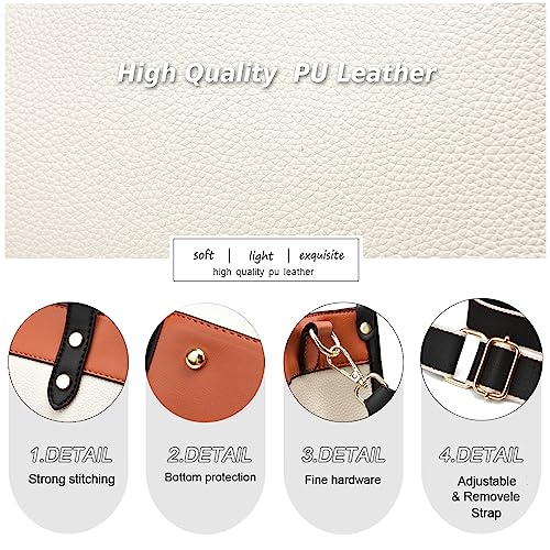 CROJUYI Women's Shoulder Tote Crossbody Handbag Purse