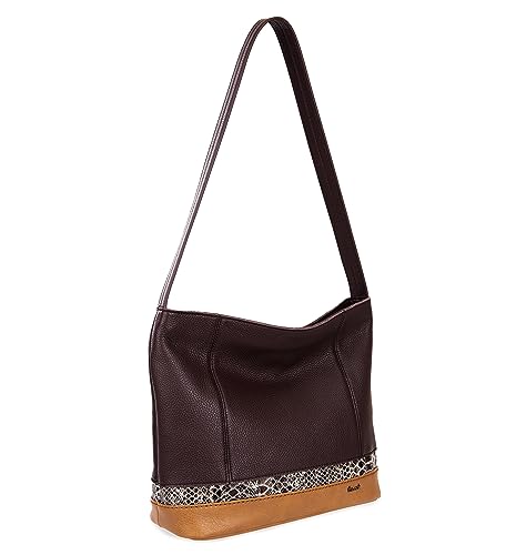 The Sak De Young Mahogany Snake Hobo Bag