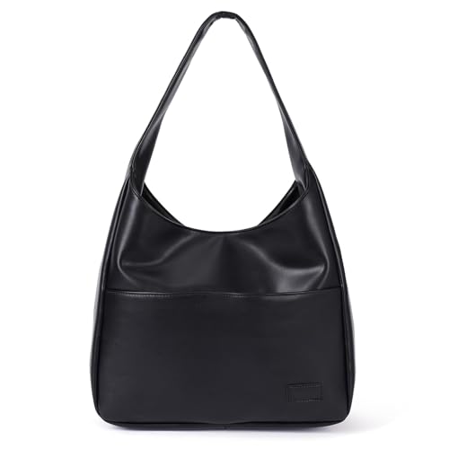 Large Vegan Leather Hobo Tote Bag for Women