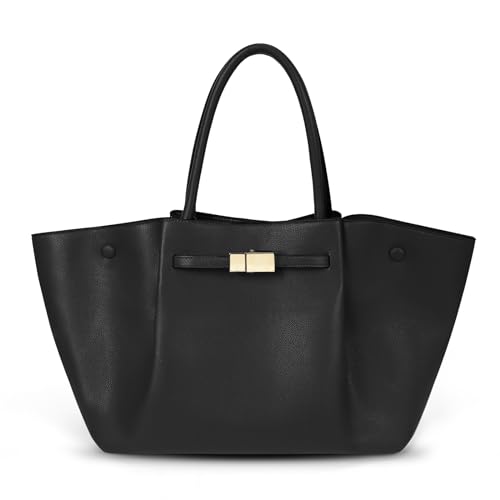 Juoxeepy Faux Leather Tote Bag for Women