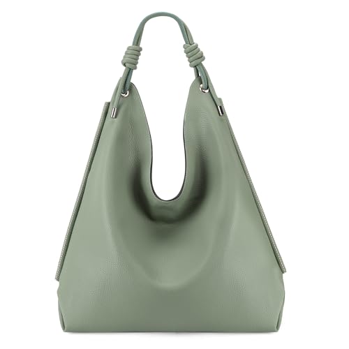 Montana West Large Leather Hobo Shoulder Bag