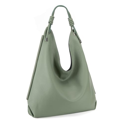 Montana West Large Leather Hobo Shoulder Bag