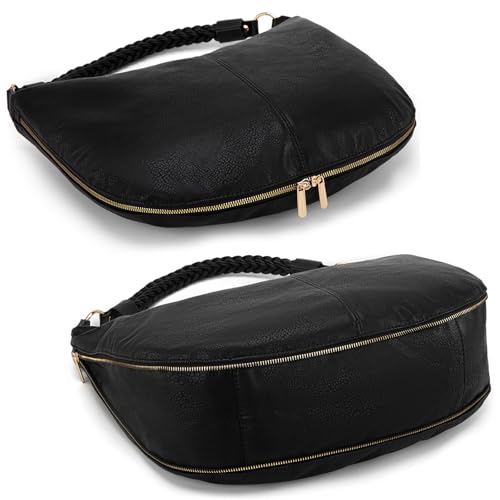 Montana West PU Leather Hobo Tote Bag