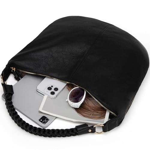 Montana West PU Leather Hobo Tote Bag