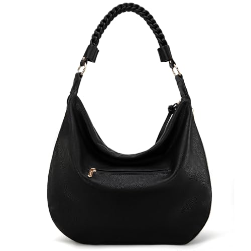 Montana West PU Leather Hobo Tote Bag