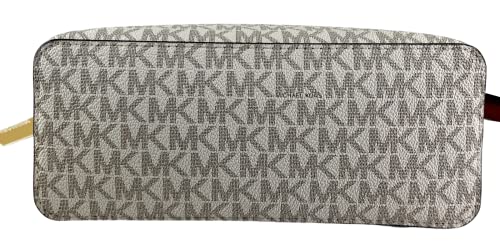 Michael Kors Jet Set Vanilla Leather Crossbody Bag