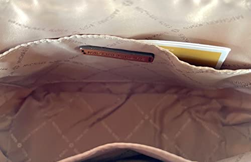 Michael Kors Jet Set Vanilla Leather Crossbody Bag