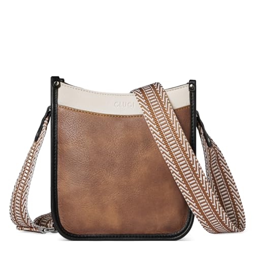 CLUCI Trendy Small Vegan Leather Crossbody Bag