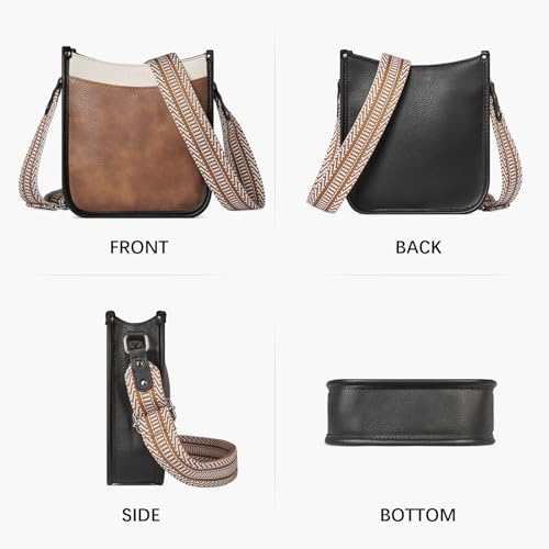 CLUCI Trendy Small Vegan Leather Crossbody Bag