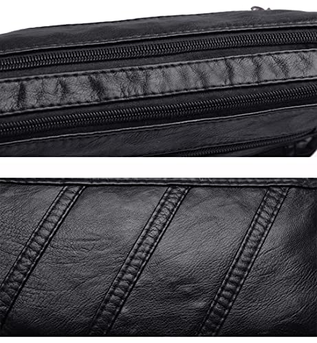 Waterproof Black Crossbody Bag for Women