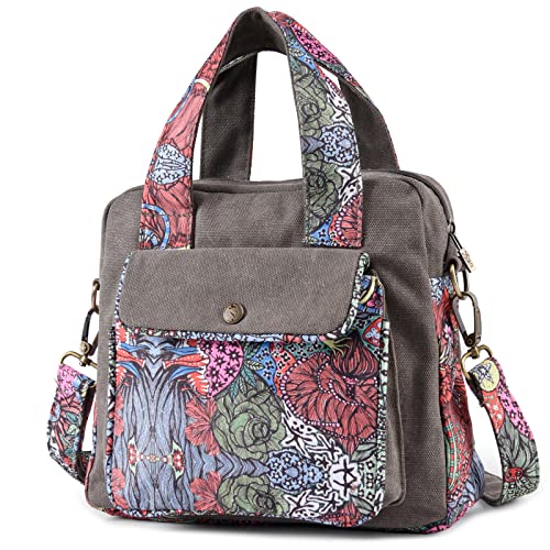 Black Butterfly Lightweight Canvas Shoulder Bag