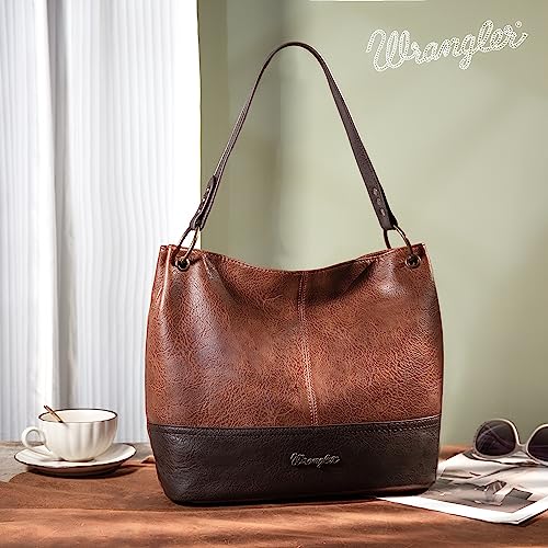 Wrangler Leather Hobo Bag for Women