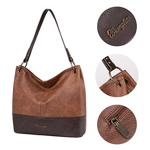 Wrangler Leather Hobo Bag for Women