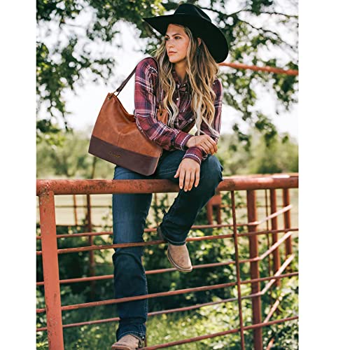 Wrangler Leather Hobo Bag for Women