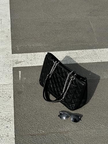 Montana West Quilted Tote Shoulder Bag for Women
