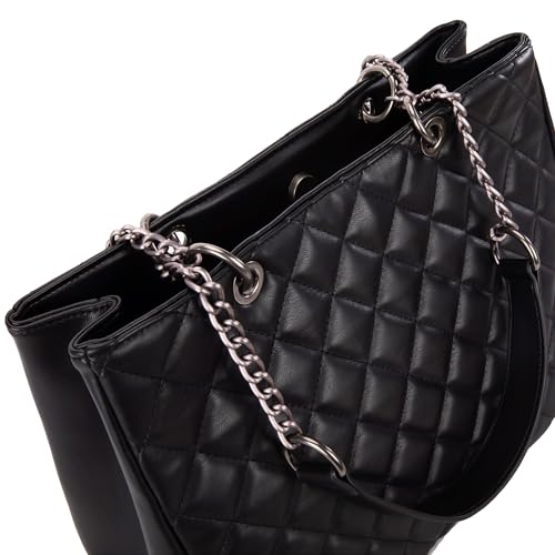 Montana West Quilted Tote Shoulder Bag for Women
