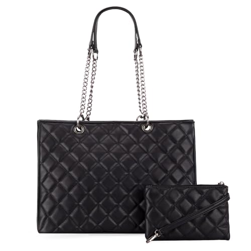 Montana West Quilted Tote Shoulder Bag for Women