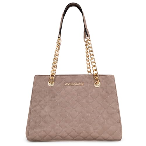 Montana West Women's Tote Bag with Chain Strap