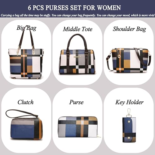 Gezi6-Blue Designer Purses and Handbags for Women