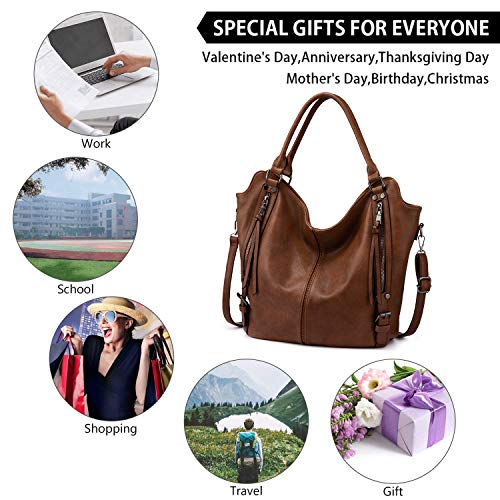 Stylish PU Leather Tote Bag with Adjustable Strap