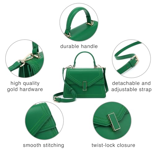 Green Scarleton Satchel Shoulder and Crossbody Bag